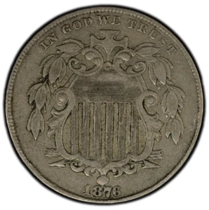 1876 5c PCGS XF 40 FS-401 THE BLEEDER ~ NICE SHIELD NICKEL VARIETY - Picture 1 of 4