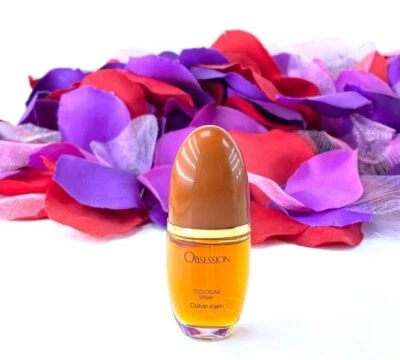 Mini spray de viaje vintage Calvin Klein Obsession Colonia (.25 oz/7 ml) *NUEVO*     Foto 1 de 4