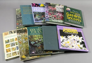 Set of 10 Out of Print Hardcover Gardening Books - Flowers, Gardens - Picture 1 of 1