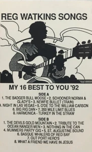 Reg Watkins - My 16 Best To You '92 (Cass, Comp) (Very Good Plus (VG+)) - Foto 1 di 5