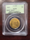 1807 Us Gold $5 Capped Bust Right Half Eagle - Pcgs Au53 - Bd-3 Variety