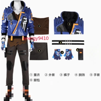 Juego VALORANT Yoru Disfraz Disfraz Conjunto Halloween Conjunto Completo Ropa Hombre Zapato Foto 1 de 4