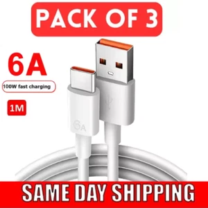 10A Super-Fast USB Type A to Type C Charging Data Cable 2M Long Lead - Picture 1 of 5