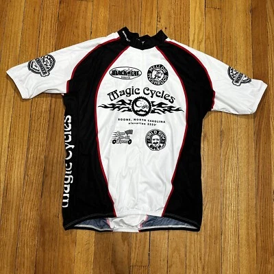 Sugoi Women’s Cycling Jersey XL Vintage Magic Cycles Full Zip - Image 1 of 4