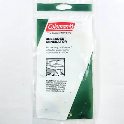 New Coleman Unleaded Generator 533-5891 for 533-700 Single Burner Stove 533 - Image 1 of 3