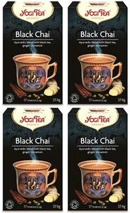 Yogi Tea Black Chai - 17 Bags (Pack of 4) - Picture 1 of 1