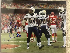 Stephen Cooper Signed Chargers 8x10 Photo Upper Deck - Picture 1 of 5