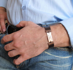 Shema Israel Bracelet. Adjustable Mens Leather Bracelet Jewish Hebrew Prayer