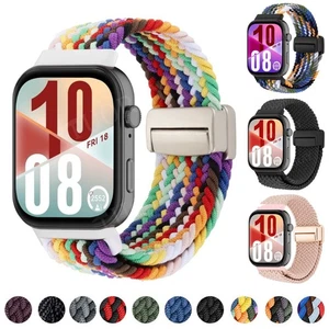 Magnetic Braided Nylon Strap Bracelet Band For Huawei Watch Fit 4/ 4 Pro / Fit 3 - Picture 1 of 29
