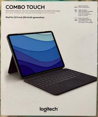 Logitech Combo Touch Keyboard Case for iPad Pro 12.9" (5th & 6th Gen) - Image 1 of 4