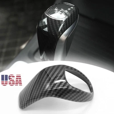 For Bmw X1 F48 2016-2019 Abs Gear Shift Knob Cover Sticker Head Trim Black 1pc Foto 1 de 4