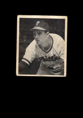 1948 Bowman Set-Break # 24 Dutch Leonard LOW GRADE (crease) *GMCARDS* - Image 1 of 2