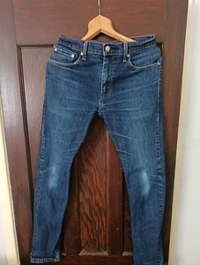 Mens Levi Strauss 512  Jeans W33 L34 Blue Skinny Fit - Picture 1 of 14