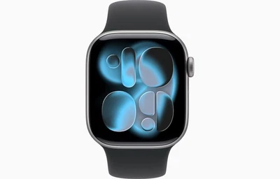 Apple Watch Series 11 (2025) GPS 42mm Cassa Grigio Cinturino Nero S/M MEQW4 - Immagine 1 di 4