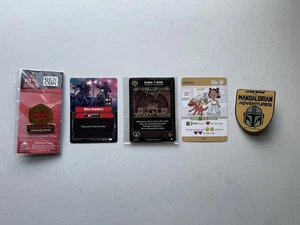 GenCon 2025 Promo Card / Pin - Boss Monster, Cyberpunk, Star Wars, D&D Horrified - Picture 1 of 2