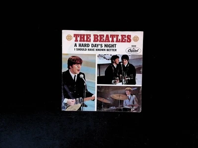 Original - Beatles Capitol 5222 A Hard Days Night Picture Sleeve plus 7" Record Foto 1 de 4
