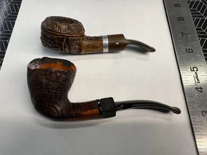 Set Of 2 Tobacco Smoking Pipes - Handmade Erik Nording & LHS Caboose - Picture 1 of 21