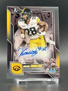 2025 Bowman University Chrome - 1st Chrome Auto Inscribed - Kamari Moulton Iowa - Picture 1 of 2
