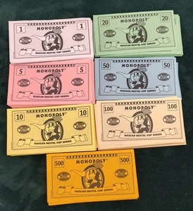2005 Monopoly NASCAR Nextel Cup Series Money Stack Replacement Pieces Parts - Picture 1 of 2