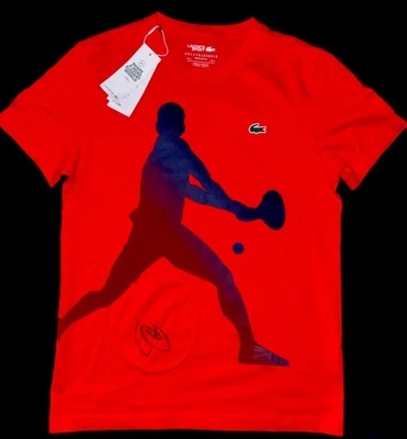 NOVAK DJOKOVIC PSA/DNA COA AUTOGRAPH SIGNED LACOSTE TENNIS SHIRT US OPEN - Image 1 of 2