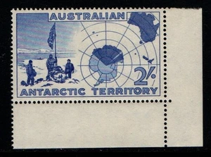 Australia Australian Antarctic Territory AAT 1957 2/- Map Definitive SG1 MNH - Bild 1 von 1