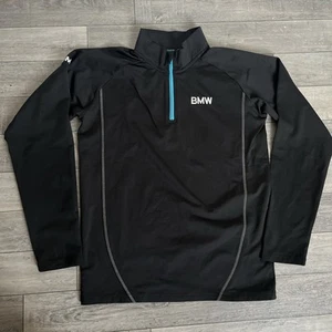 BMW Jumper Men’s Size S Black 1/4 Zip BMW Performance Made By Enduro - Picture 1 of 10