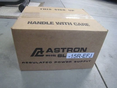 Astron SL-15R-EFJ, 13.8VDC Power Supply, 15A, w/ Mounting Bracket & Cable, NIB - Image 1 of 4