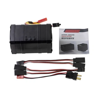 Dual Channel Engine Sound Simulator Sound Effects Standby Statement For RC Car - Image 1 of 4