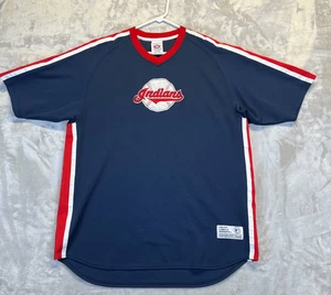 Camiseta de béisbol de los Cleveland Indians MLB para hombre XL True Fan Ricky Wild Thing Vaughn - Imagen 1 de 12