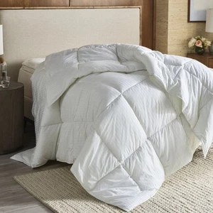 Pottery Barn x Westin Hotel Down Alternative Duvet Insert King White Stripe NEW - Picture 1 of 5
