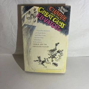 Charlie and the Great Glass Elevator Ronald Dahl 1st Edition 2nd Printing 1972 - Picture 1 of 5