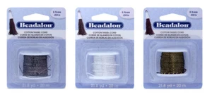 Beadalon® Cotton Tassel Schnur .030in/0.76mm Durchmesser 20m Länge - Picture 1 of 3