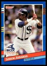 1991 Donruss Baseball Card Lance Johnson Chicago White Sox #259