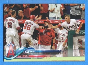 2018 Topps #119 Mike Trout Angels Team Card - Picture 1 of 1
