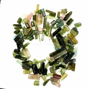 74 cts 100 % Natural MULTI COLOR TOURMALINE STICK ROUGH Gem LOOSE RAW LOT F276 - Picture 1 of 4