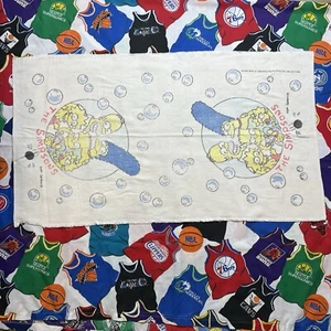 Vintage The Simpsons Beach Pool Towel 1990s TV Promo 42 X 23.5 90s Rare - Picture 1 of 6