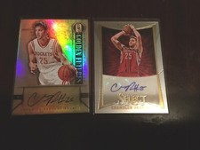 Chandler Parsons Auto autograph 2x RC Card Lot Rockets Mavericks Hawks