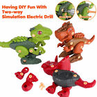 Montage Dinosaurier Spielzeug mit Elektrobohrer Spielset Kinder Lernspielzeug 