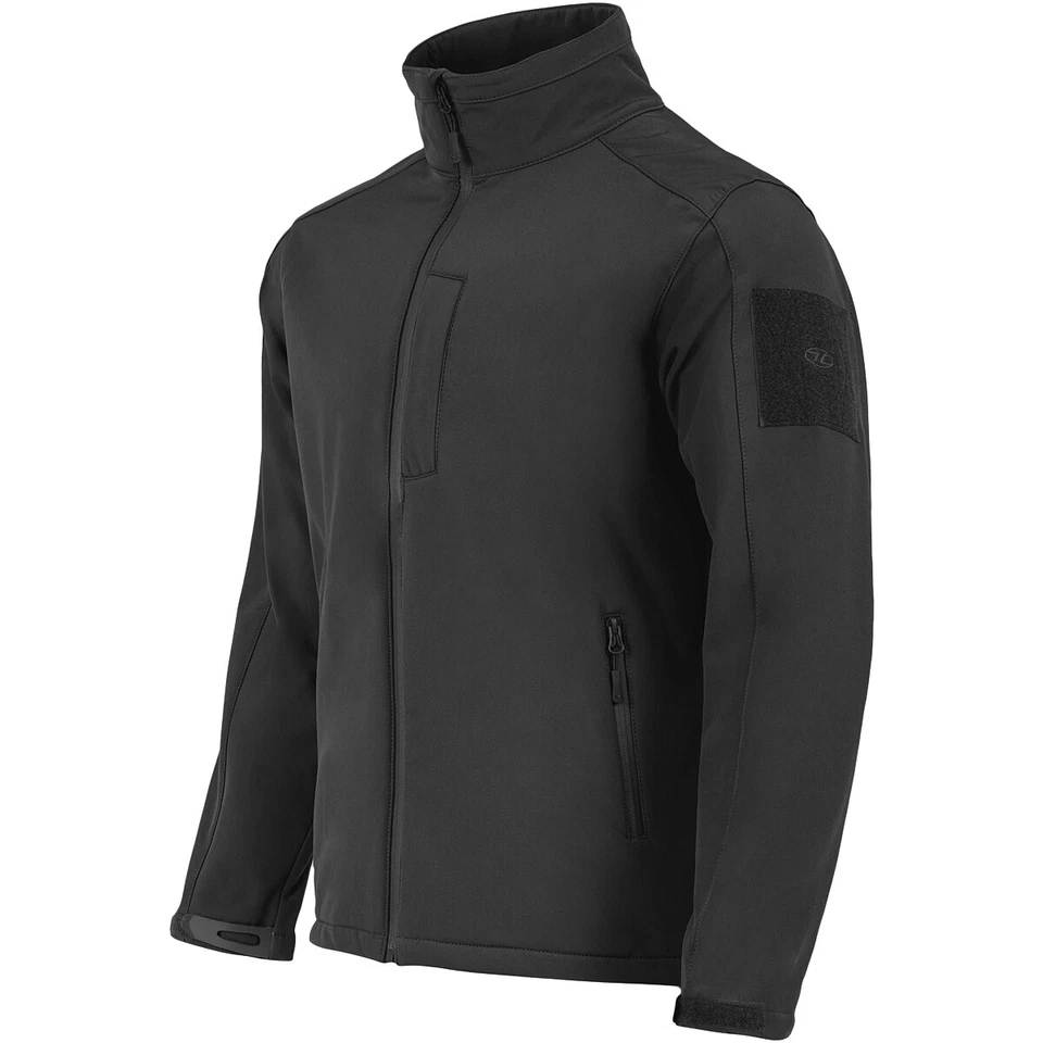 Jaqueta Masculina Highlander Tactical Odin Soft Shell Impermeável Segurança Polícia Preta - Imagem 1 de 1