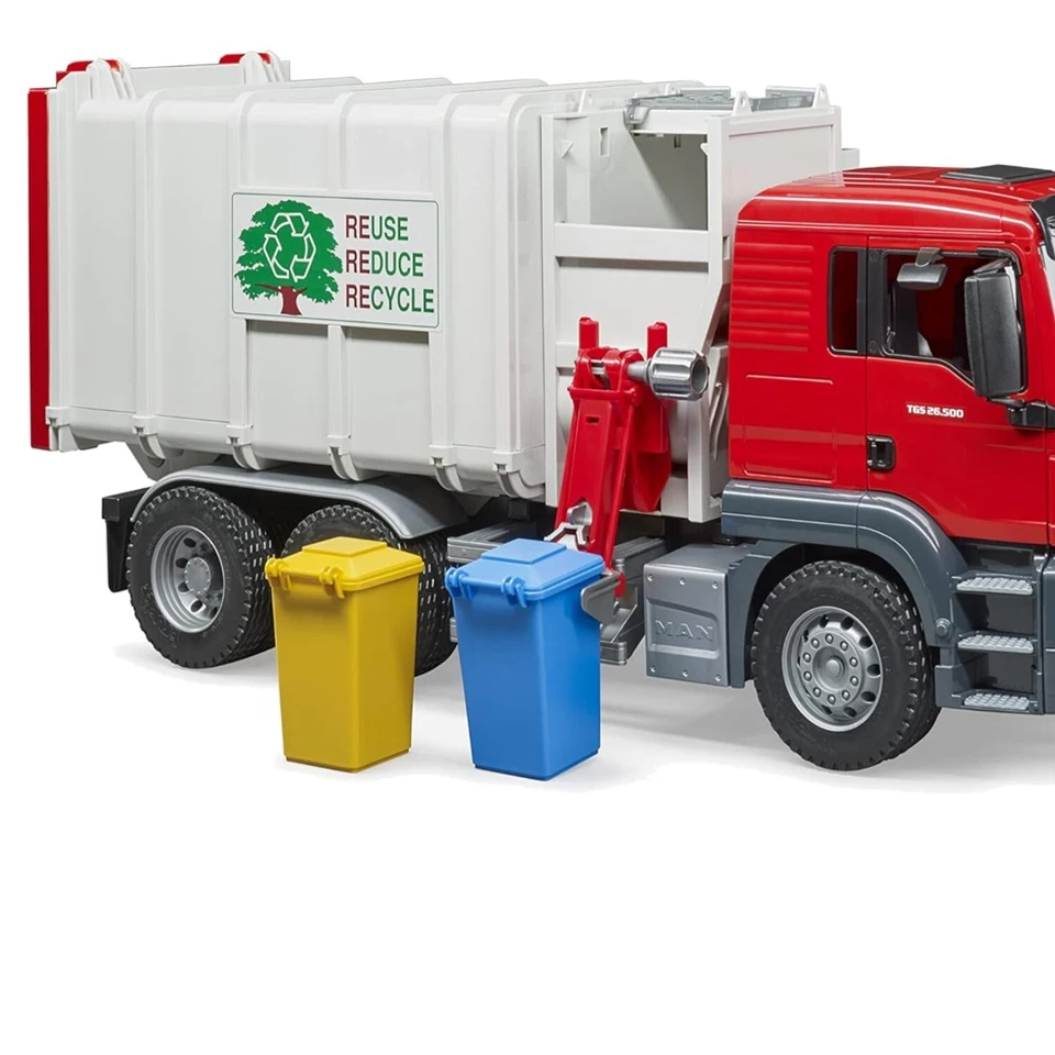 Durable MAN Side Loading Garbage Truck with Realistic Features - Made in Germany - Image 1 of 4