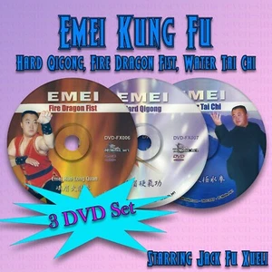 Emei Kung Fu - Fire Dragon Fist, Hard Qigong starring Jack Fu Xueli (3 DVD Set) - Picture 1 of 4