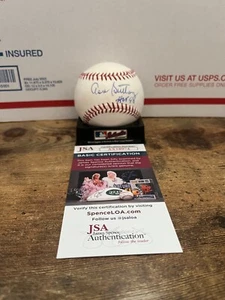 DON SUTTON Signed OMLB BASEBALL SWEET SPOT W/HOF 98 INSCRPTION JSA AX18974 - Picture 1 of 3