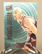 Michael Jordan 1996-97 Fleer Ultra #1 Full Court Trap NM-MT. Chicago Bull's 