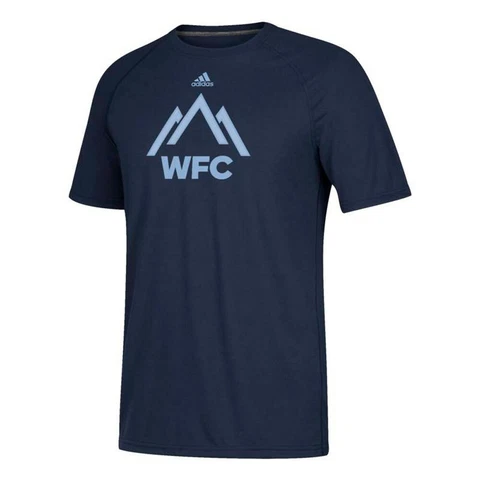 Vancouver Whitecaps FC MLS Adidas Men's Navy Blue "Elements" Climalite T-Shirt Cover