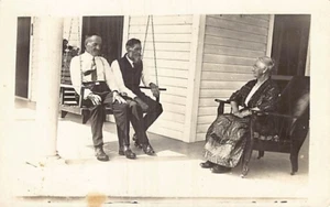 Postal IA: RPPC Paul Gruber Family, Farragut, Iowa, publicada - Imagen 1 de 3