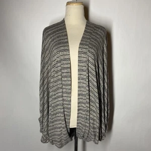 Soft Surroundings S/M Small Medium Curl Up Gray Topper Cocoon Cardigan Sweater - Picture 1 of 6
