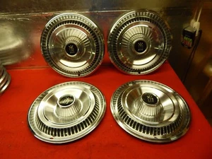 4 USED 67 Ford LTD 15" Wheelcovers #C7AZ-1130-E Nice - Picture 1 of 10