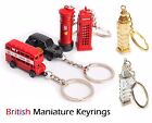 BRITISH MINIATURE LONDON SOUVENIR KEY RING Metal Gift Berlock Die cast Key chain