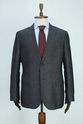 1955$ ZEGNA Gray LINEN & COTTON Summer Sport Coat Blazer Jacket 54 IT 44 US/UK - Image 1 of 4