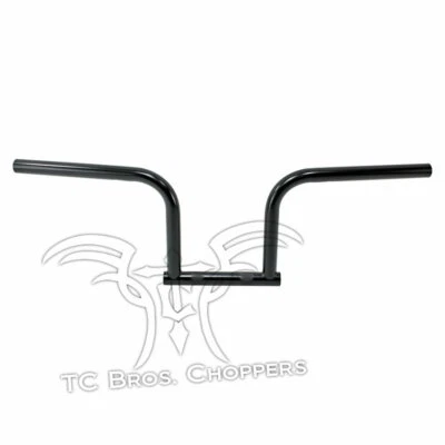 Manillar TC Bros. 1" Speedline negro con hoyuelos Sportster Chopper Bobber Dyna ape Foto 1 de 4